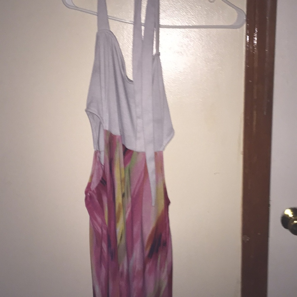 White and pink dress